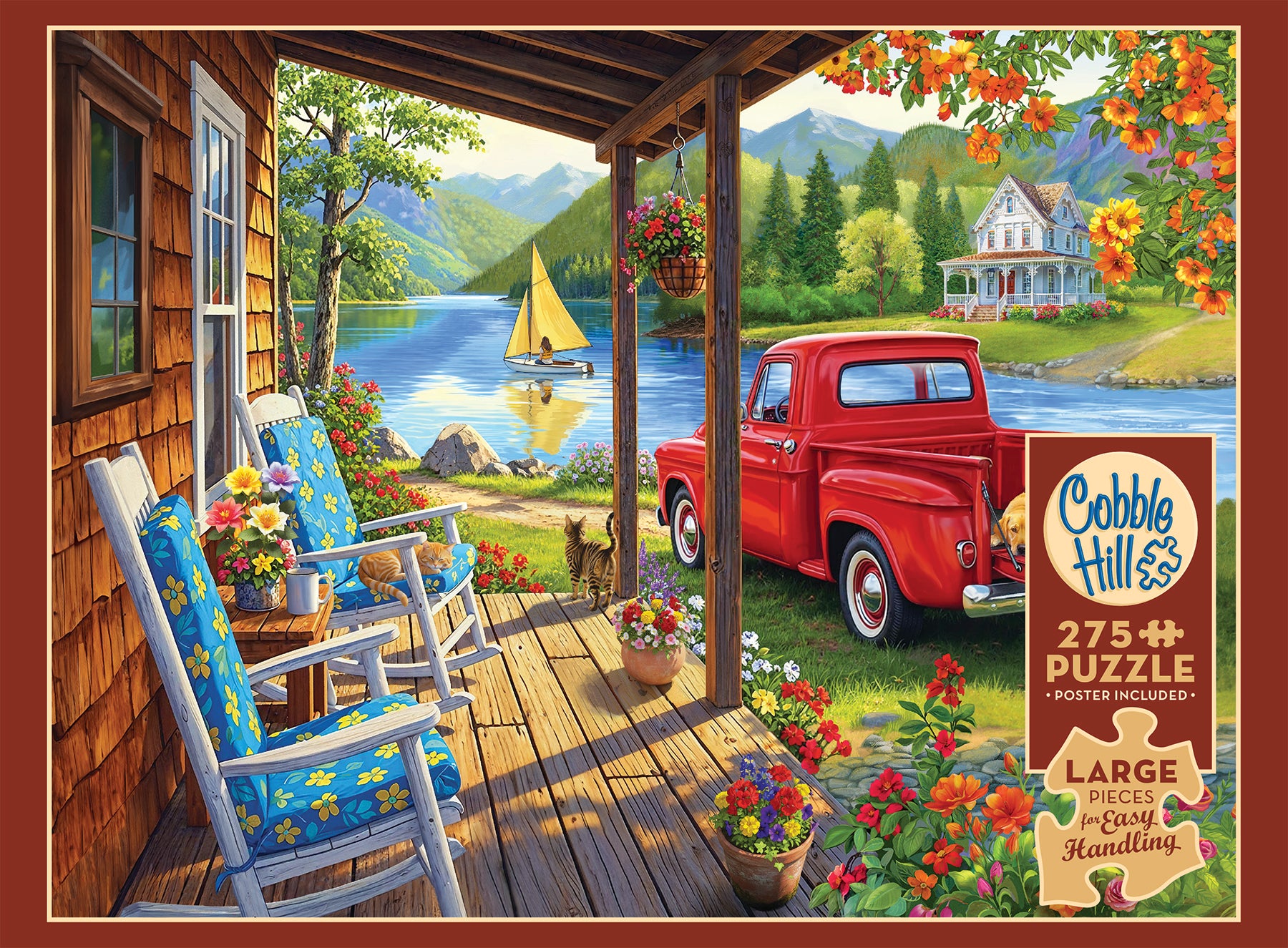 cobble-hill-easy-handling-lake-life-puzzle-275-teile-see image 4