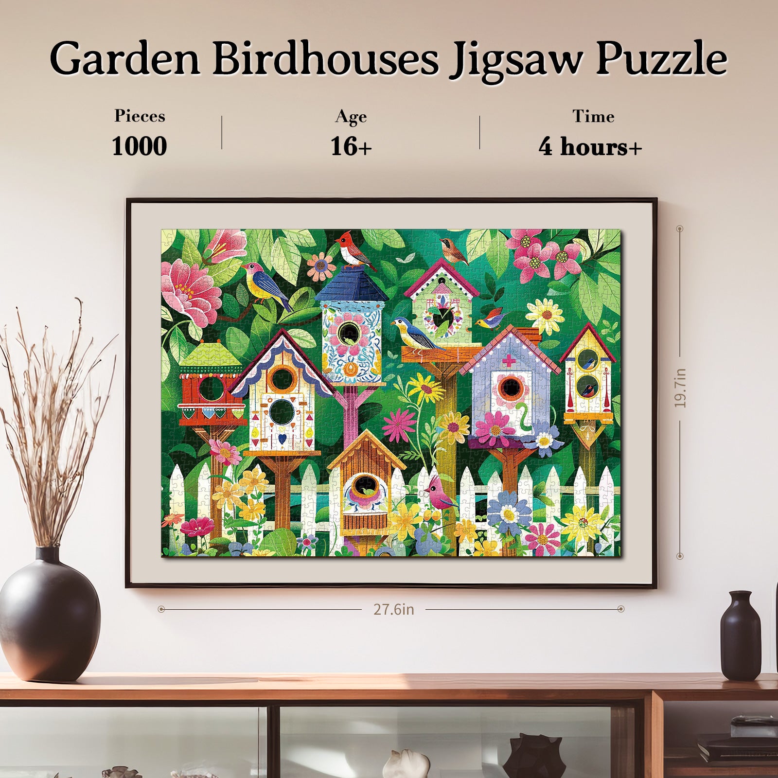kaayee-garden-birdhouses-puzzle-1000-teile-eco-white-board image 6