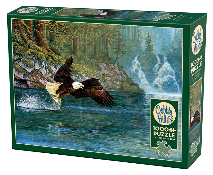 cobble-hill-1000-piece-fly-fishing-puzzle-1000-teile-adler image 1