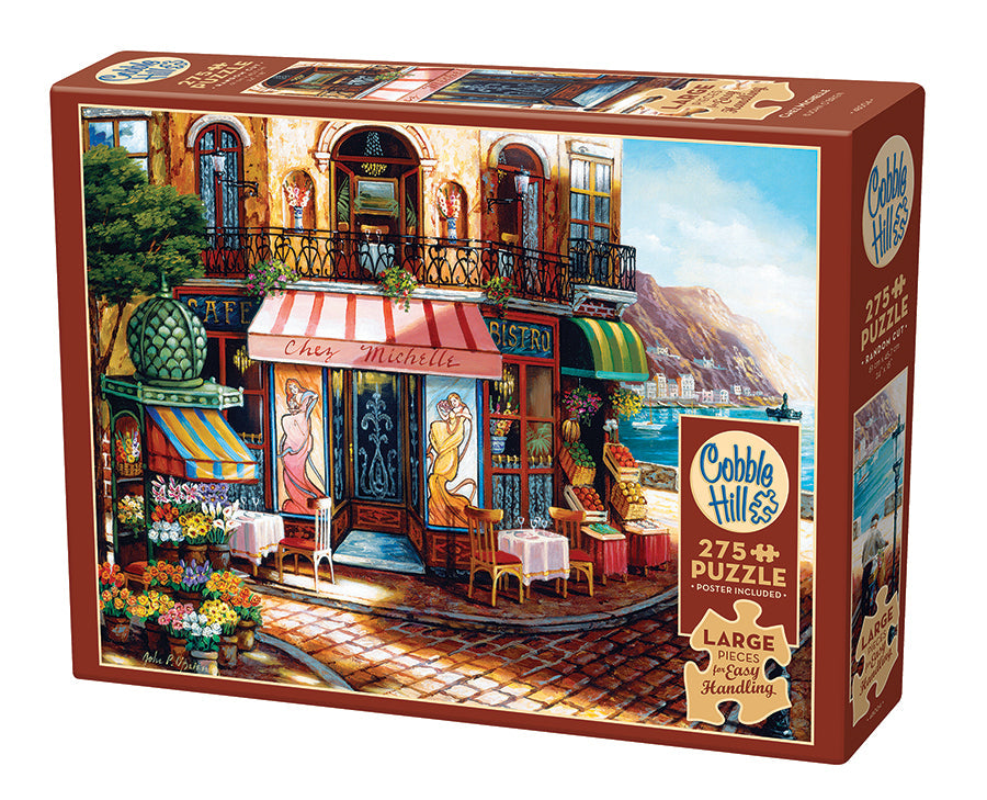 cobble-hill-easy-handling-275-chez-michelle-puzzle-275-teile-bistro image 1