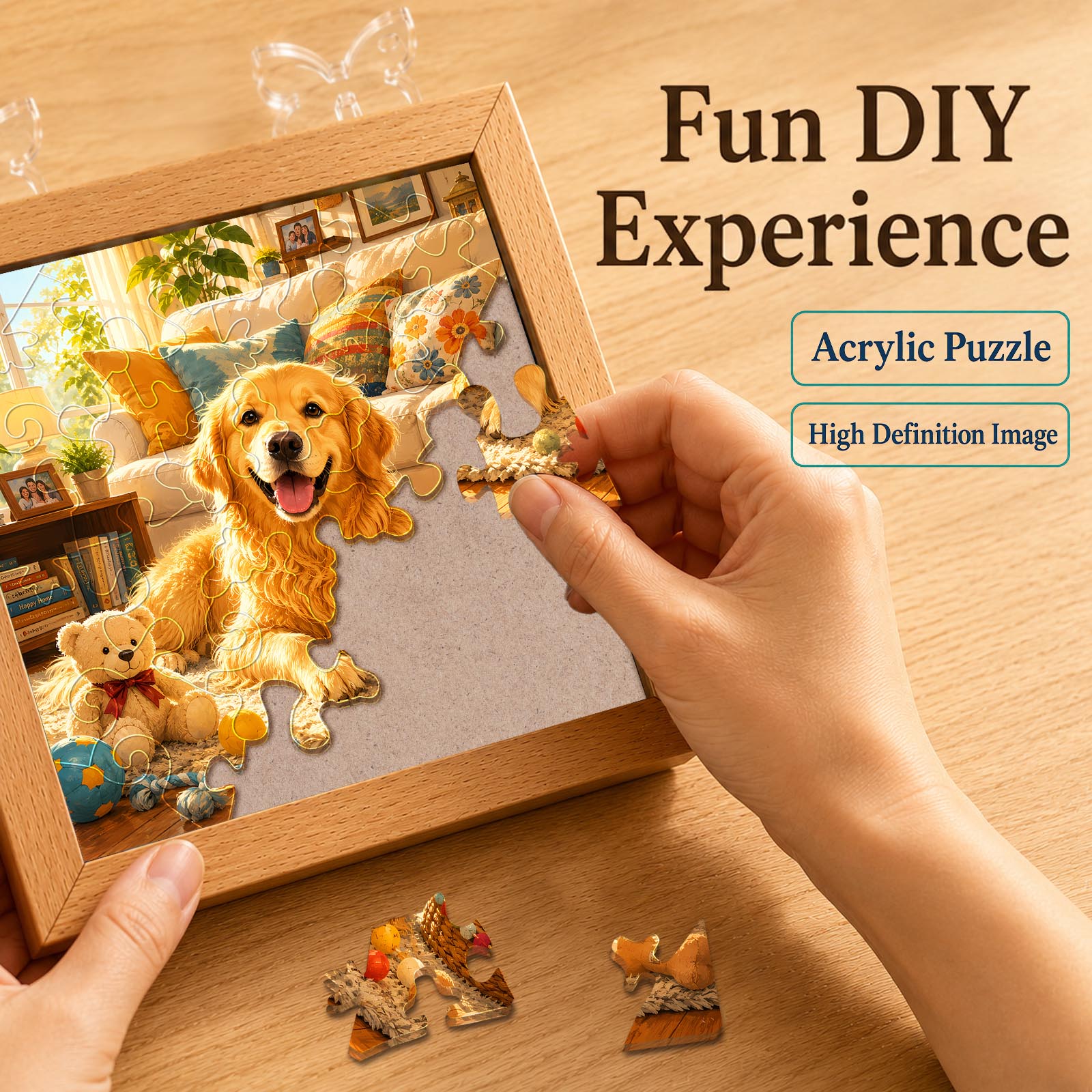kaayee-golden-sunshine-night-light-puzzle-nachtlicht-holz image 2