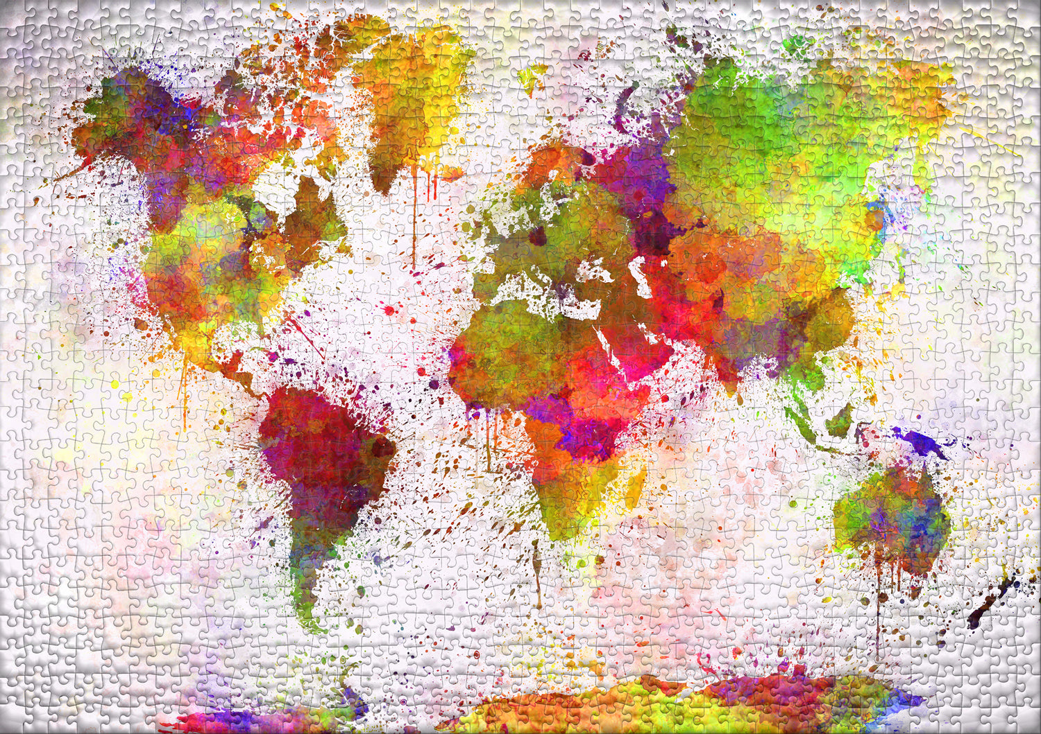 ulmer-puzzleschmiede-bunte-welt-puzzle-1000-teile-weltkarte image 2
