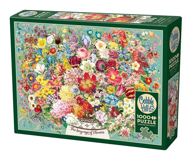 cobble-hill-1000-piece-language-of-flowers-puzzle-1000-teile-blumen image 1