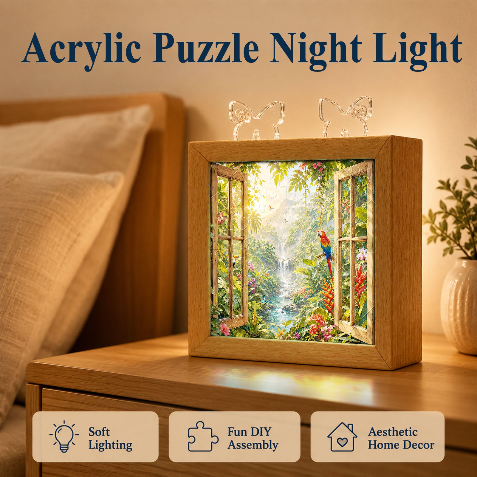 kaayee-night-light-jungle-vista-nachtlicht-holzrahmen-acryl image 6