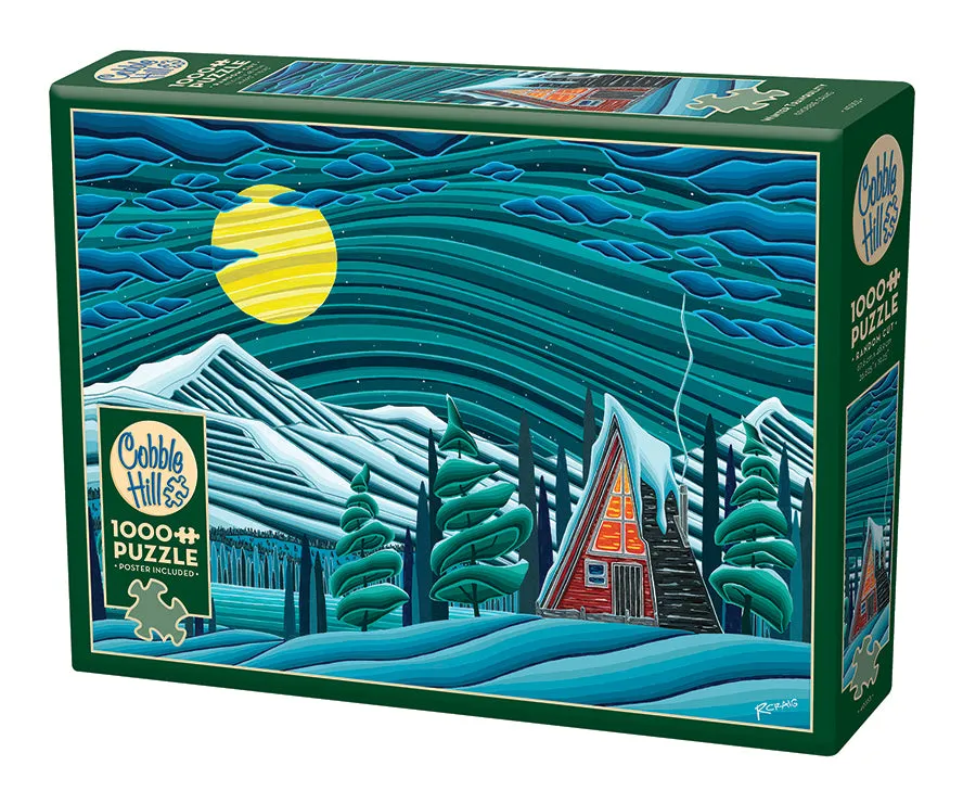 cobble-hill-1000-piece-winter-tranquility-puzzle-1000-teile-winter image 1