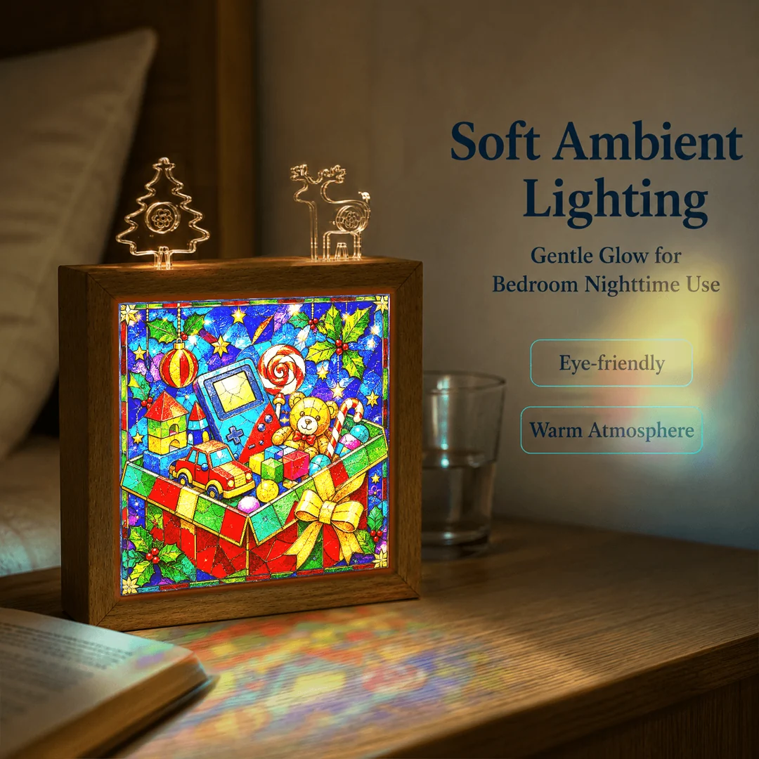 kaayee-christmas-surprise-box-nachtlicht-holzrahmen-acryl image 5