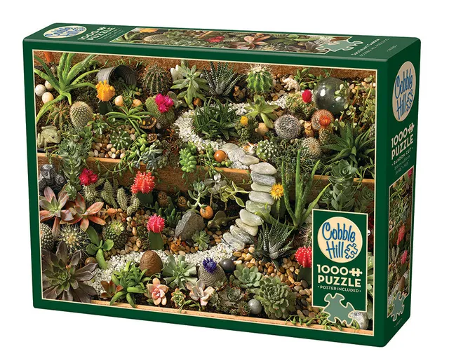 cobble-hill-1000-teile-succulent-garden-puzzle-sukkulenten image 1