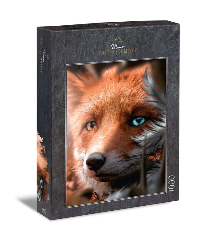 ulmer-puzzleschmiede-puzzle-1000-teile-cunning-little-friend-fuchs image 1