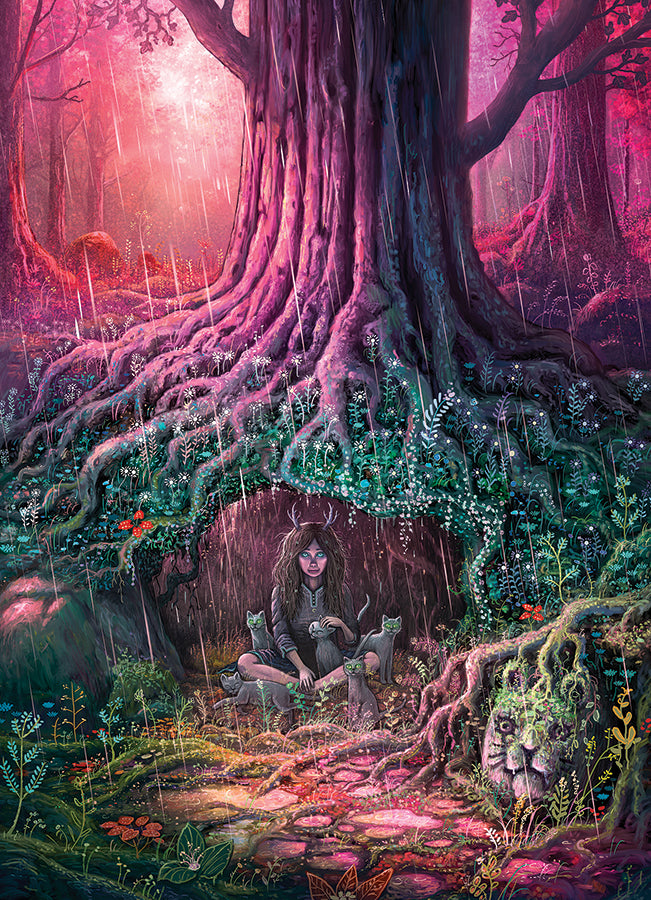 cobble-hill-1000-piece-ethereal-heaven-puzzle-1000-teile-wald image 2