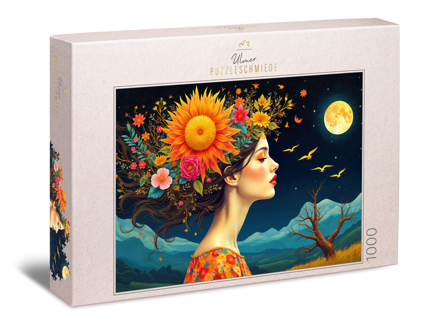 ulmer-puzzleschmiede-luna-flora-puzzle-1000-teile-mond image 1