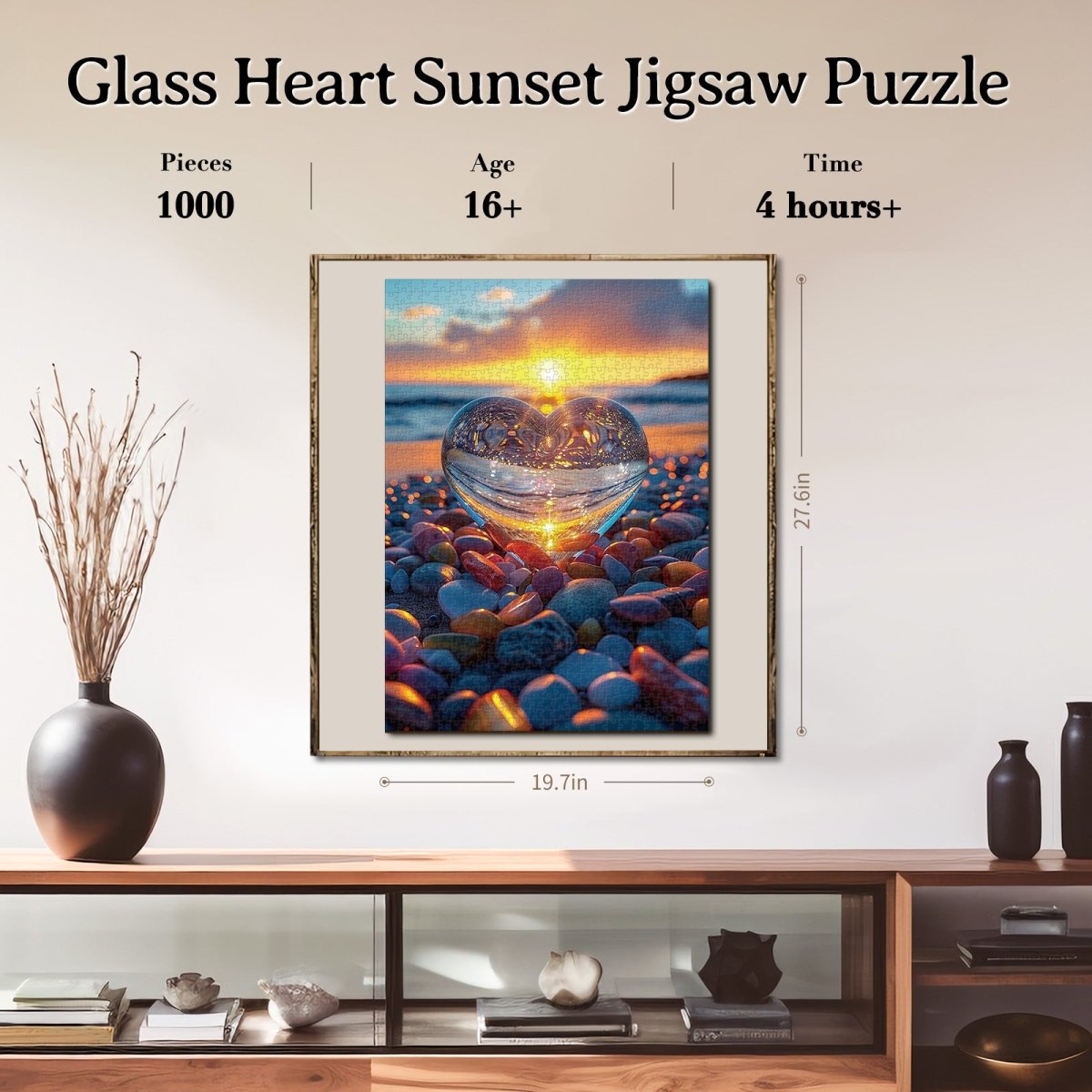 kaayee-glass-heart-sunset-puzzle-1000-teile-standard-edition image 6