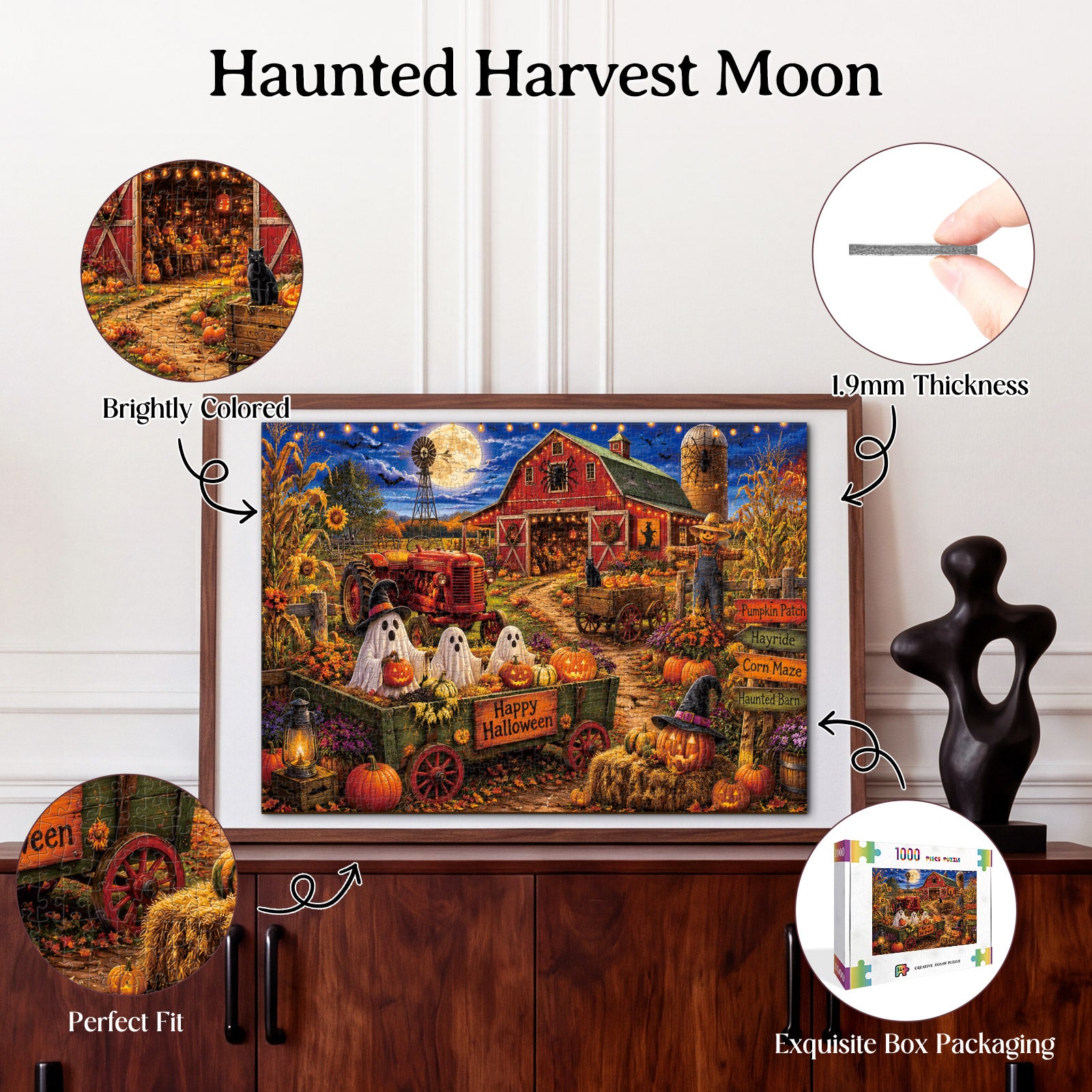 kaayee-haunted-harvest-moon-1000-teile-puzzle-eco-white-board image 3