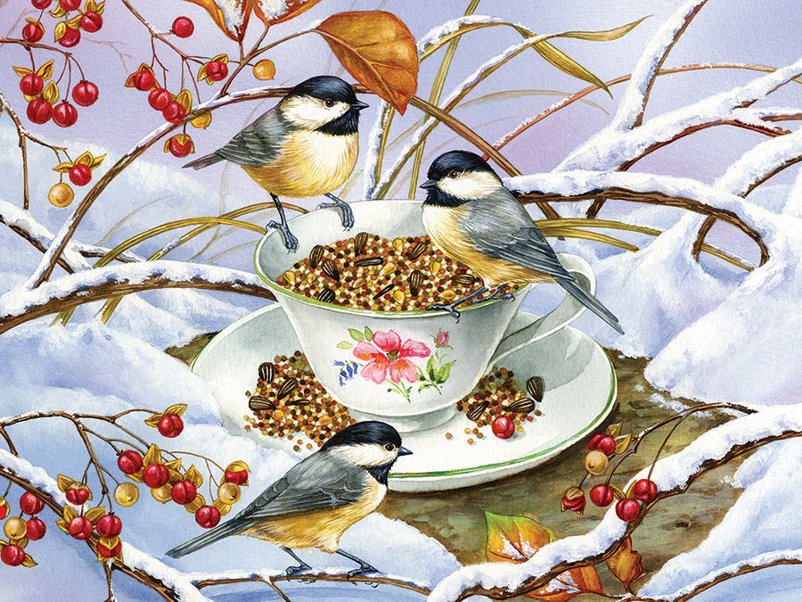 cobble-hill-chickadee-tea-puzzle-275-teile-gro-e-teile image 2