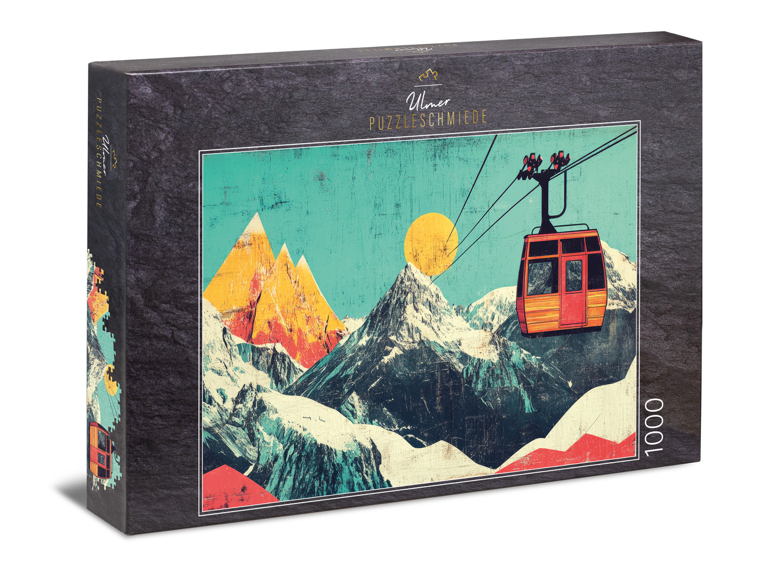 ulmer-puzzleschmiede-puzzle-1000-teile-kaiserwetter-alpen-retro image 1