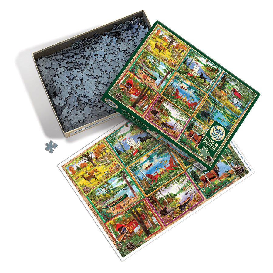 cobble-hill-postcards-from-lake-country-puzzle-1000-teile-see image 3