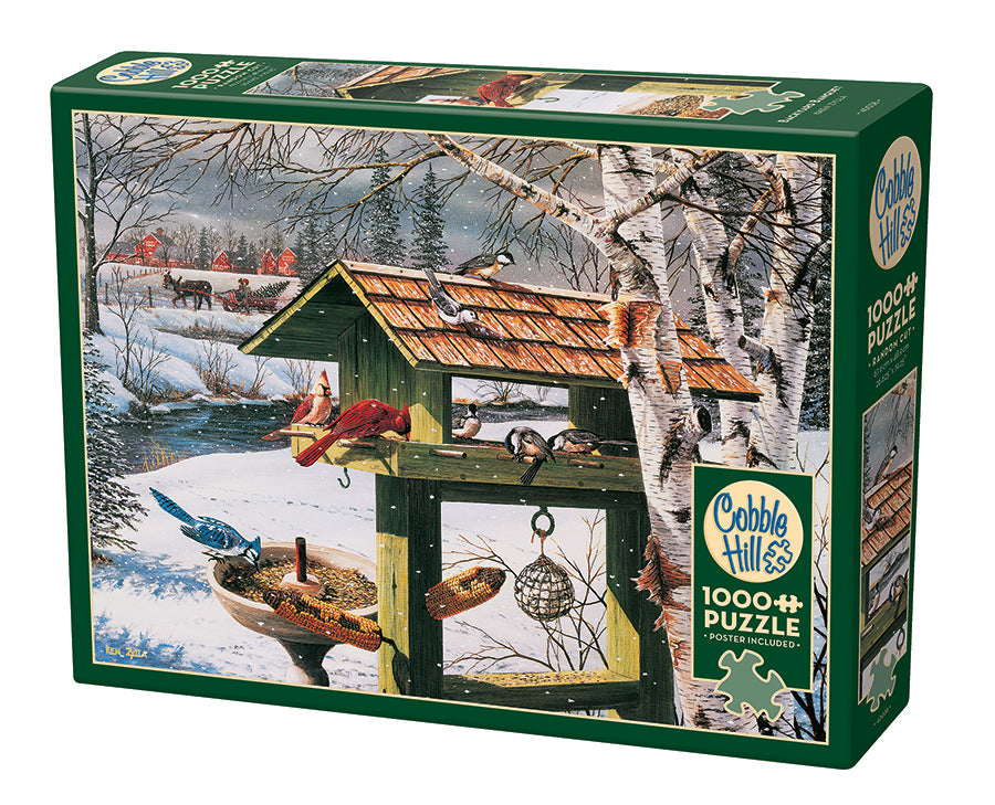 cobble-hill-1000-piece-backyard-banquet-puzzle-v-gel-winter image 1
