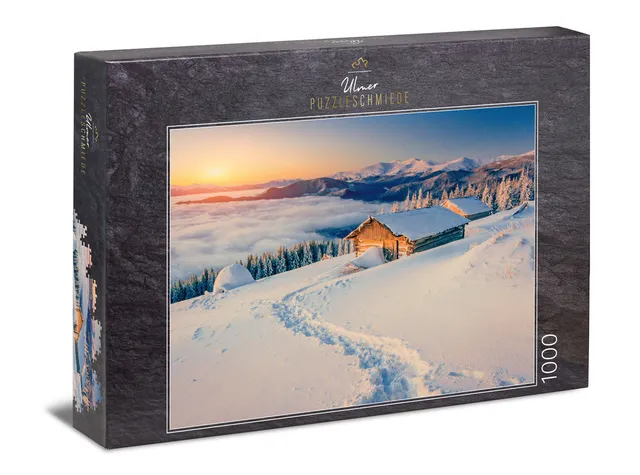 ulmer-puzzleschmiede-winter-idyll-puzzle-1000-teile-schnee image 1