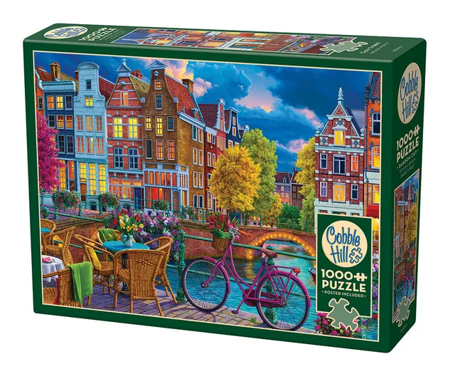 cobble-hill-1000-piece-cozy-street-puzzle-1000-teile-abend image 1
