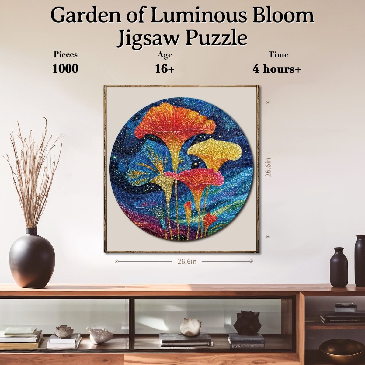 kaayee-cardboard-garden-luminous-bloom-1000-teile-standard image 4
