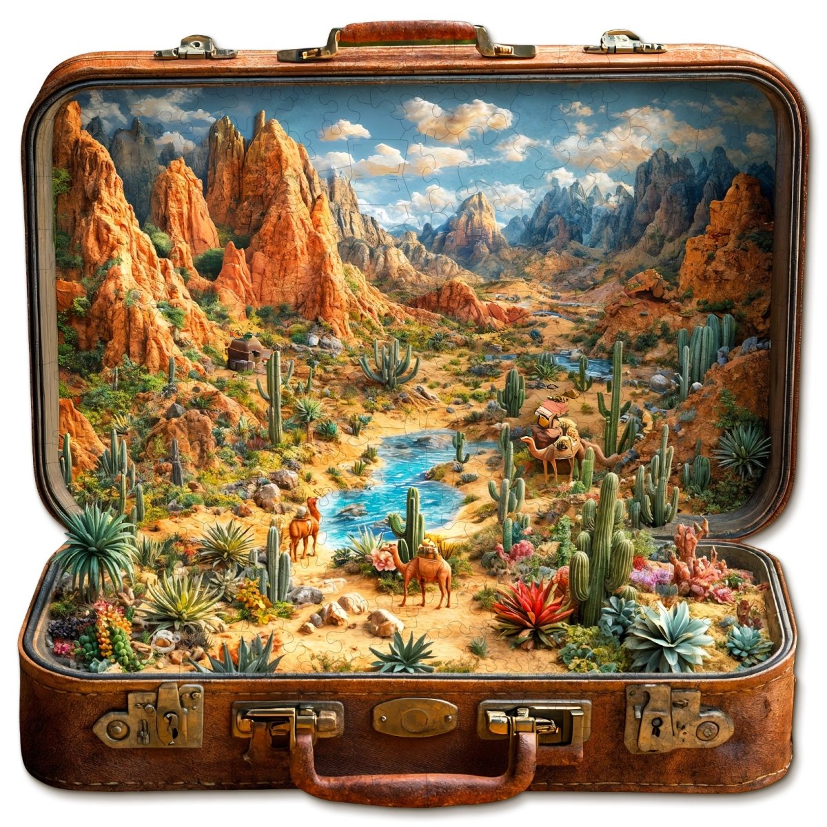kaayee-desert-journey-holzpuzzle-mittel-w-sten-motiv image 1