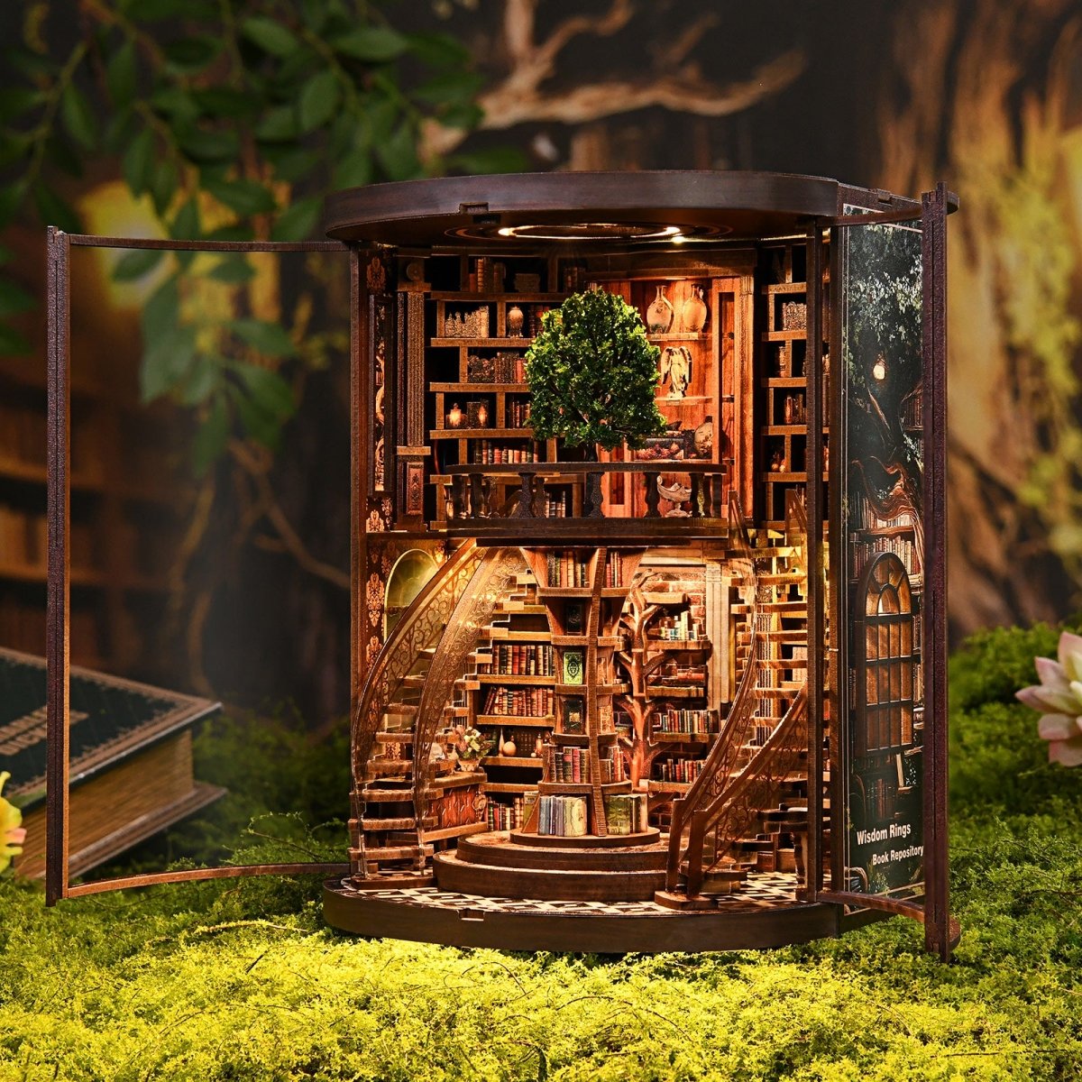 kaayee-wisdom-annual-ring-miniaturhaus-diy-bausatz-b-cher image 4