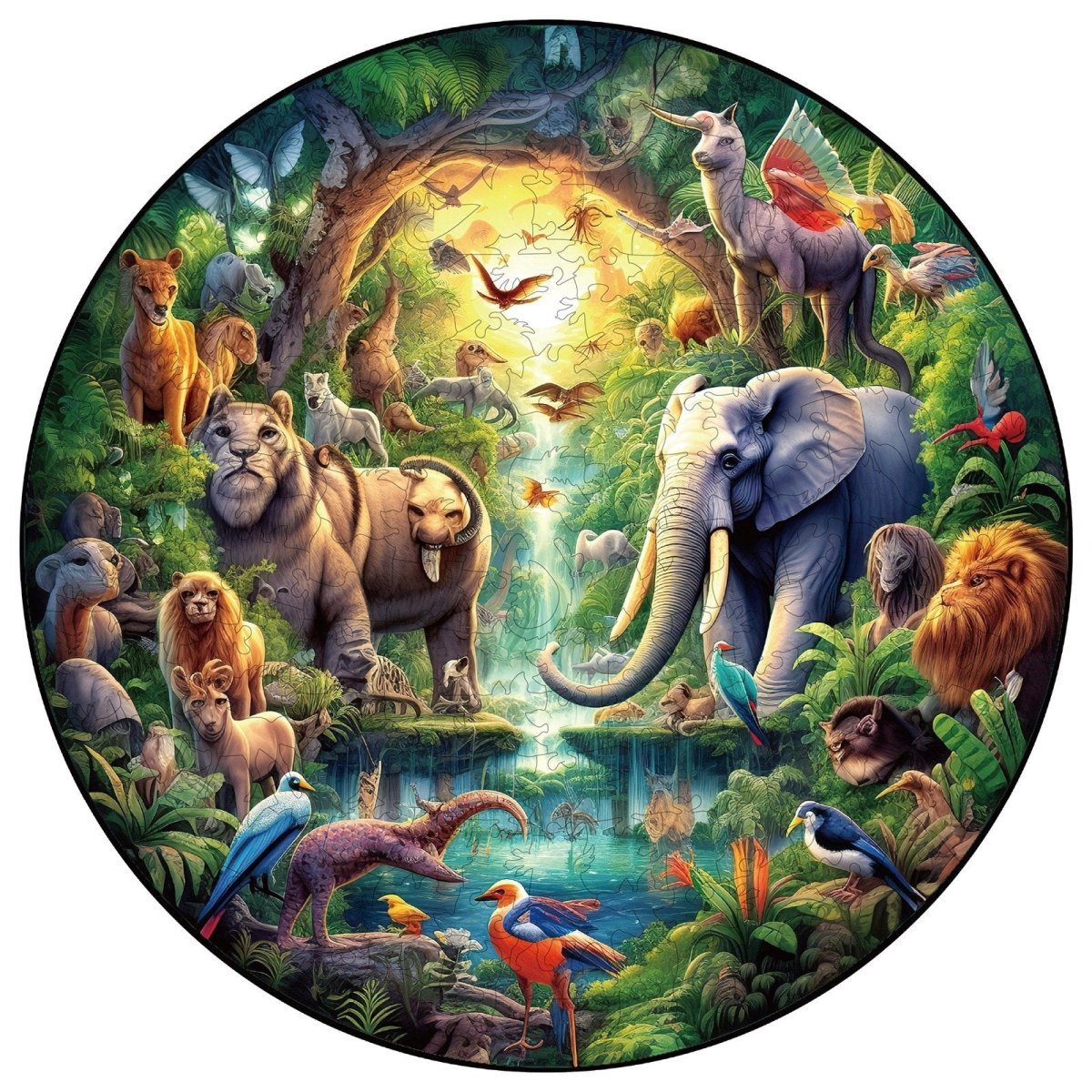 kaayee-wooden-puzzle-wonderful-animals-holzpuzzle-medium-tiere image 1
