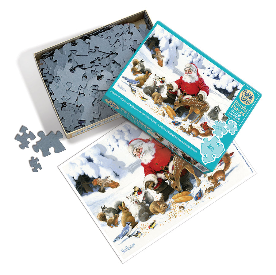 cobble-hill-family-pieces-350-santa-claus-puzzle-weihnachten image 3