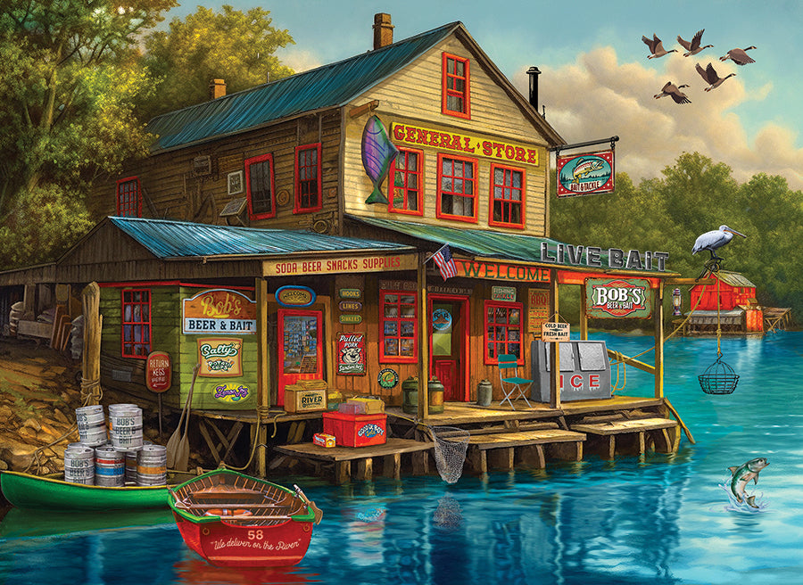 cobble-hill-1000-teile-bob-s-beer-bait-puzzle-angeln image 2
