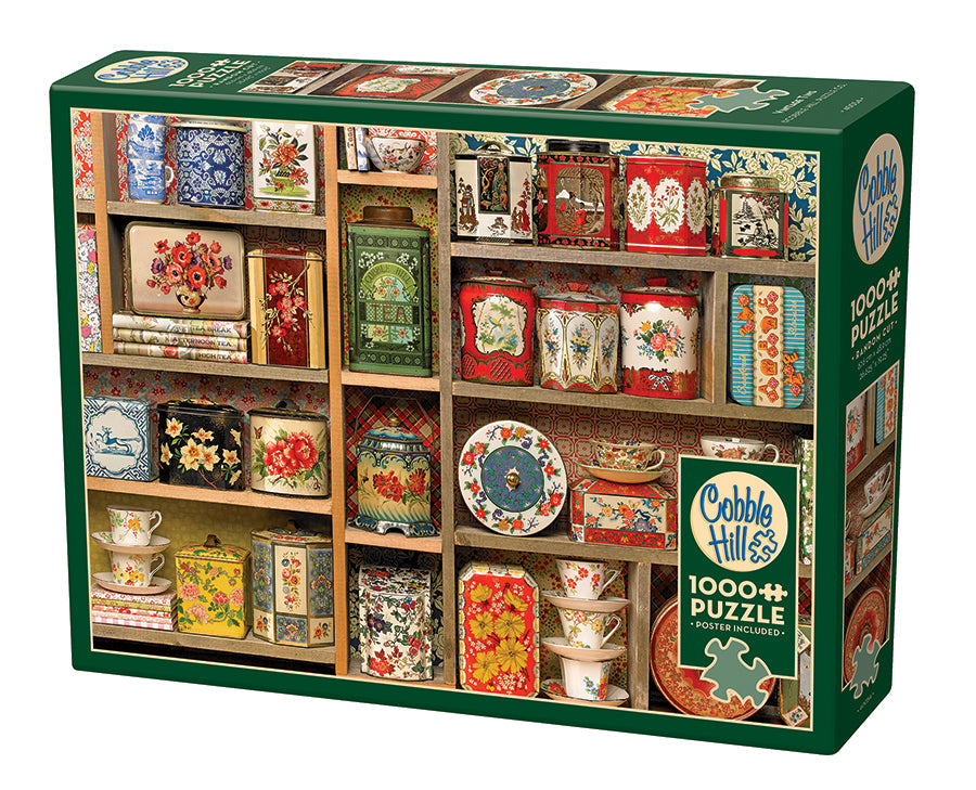 cobble-hill-1000-piece-vintage-tins-puzzle-1000-teile-retro image 1