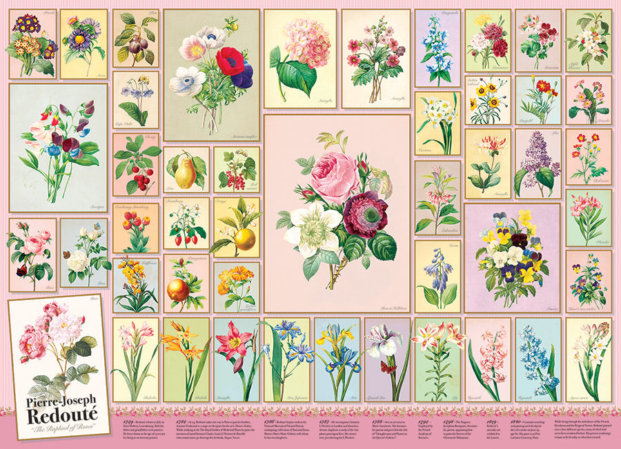 cobble-hill-1000-piece-redoute-puzzle-1000-teile-blumen-kunst image 2