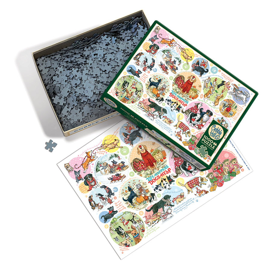 cobble-hill-1000-piece-dog-thoughts-puzzle-1000-teile-hunde image 3