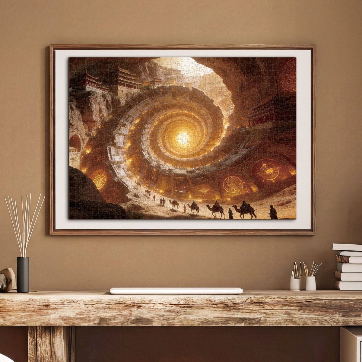 kaayee-golden-gatewheel-puzzle-1000-teile-eco-white-board image 4