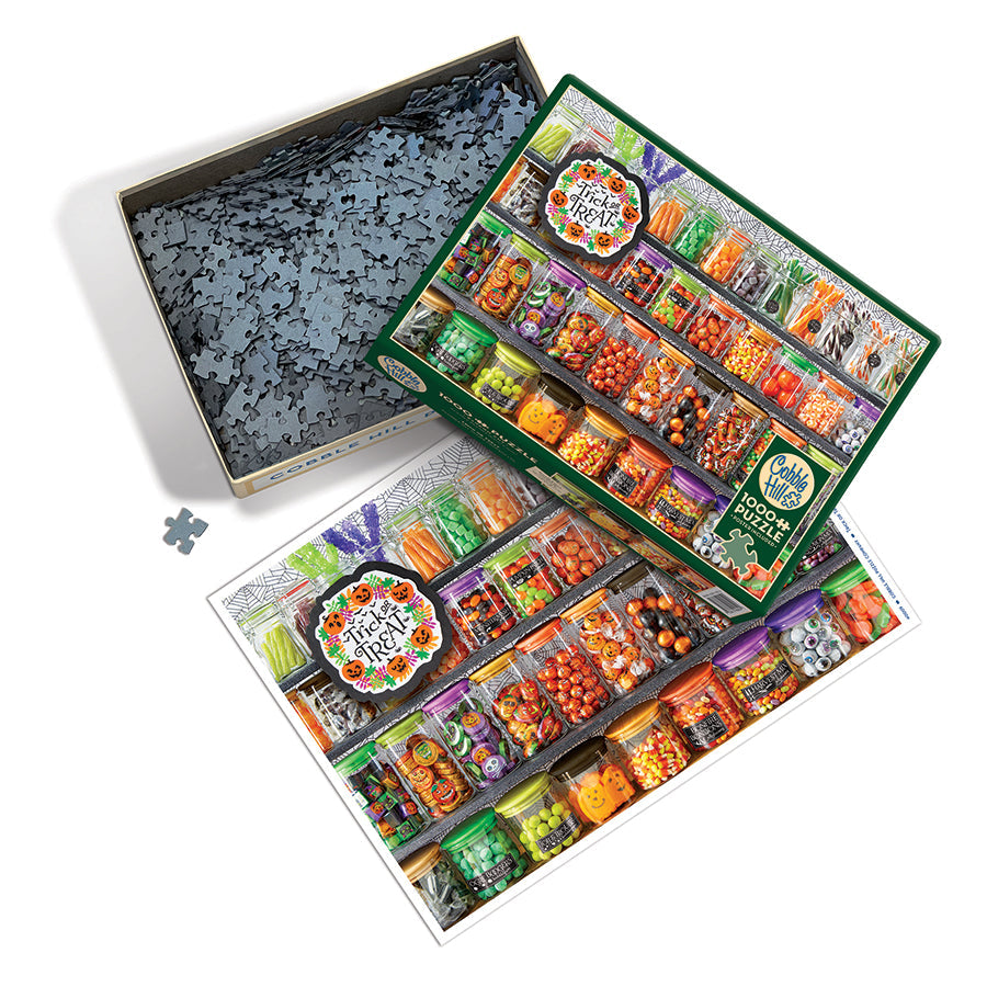 cobble-hill-1000-piece-trick-or-treat-puzzle-1000-teile-halloween image 3