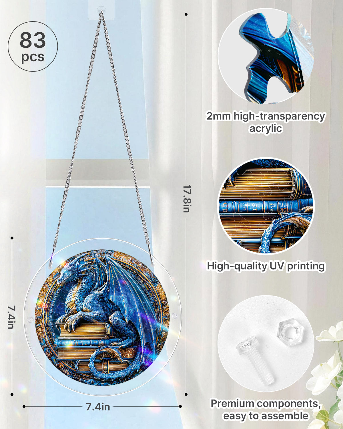 kaayee-suncatcher-puzzle-dragon-realm-library-fensterbild-m image 4
