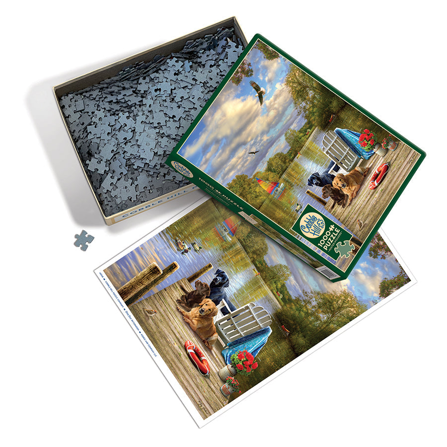 cobble-hill-1000-piece-dog-day-afternoon-puzzle-1000-teile-hunde image 3