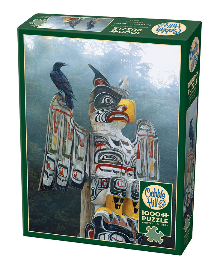 cobble-hill-totem-pole-in-the-mist-puzzle-1000-teile image 1