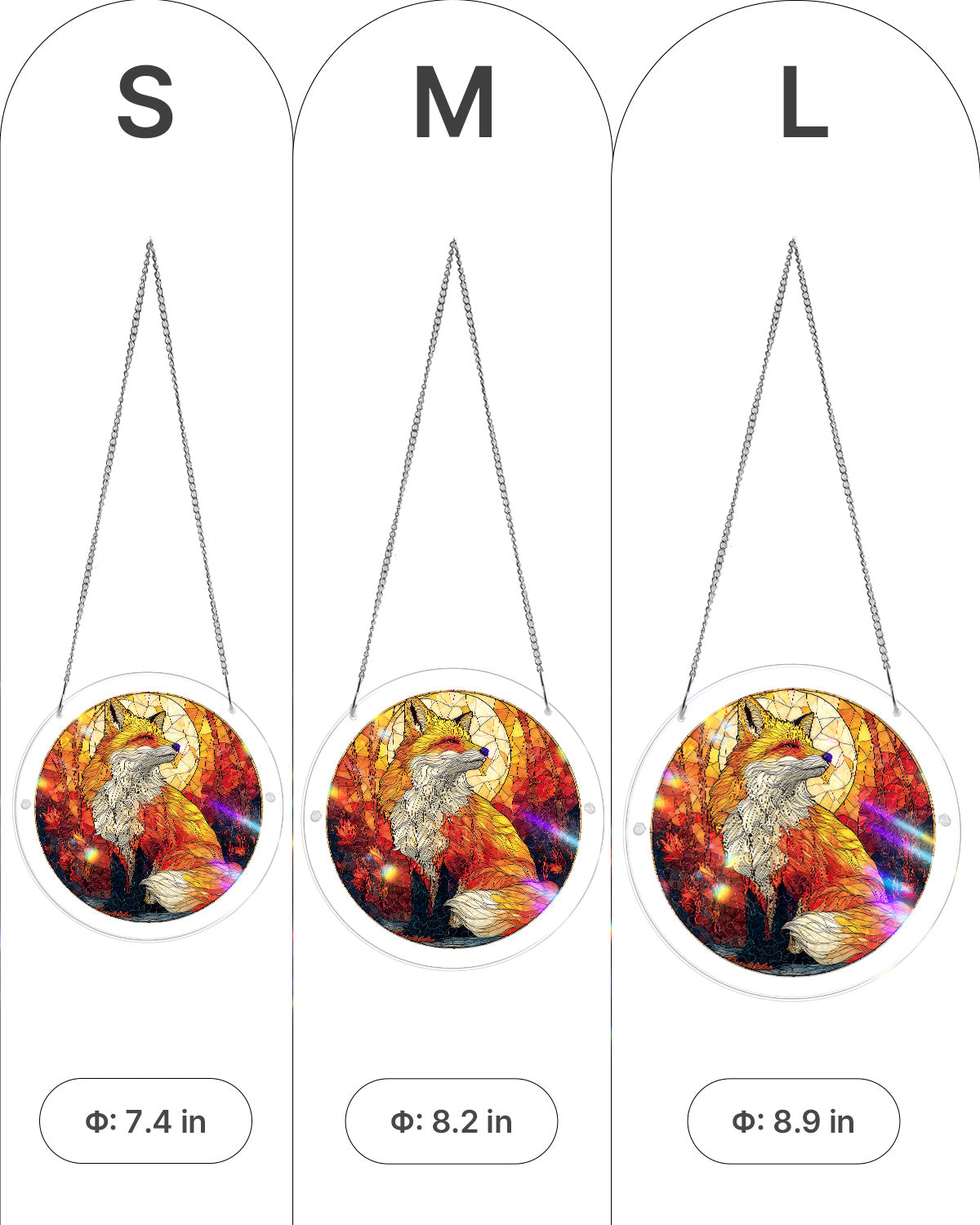 kaayee-suncatcher-puzzle-fox-glow-light-fensterbild-medium image 5