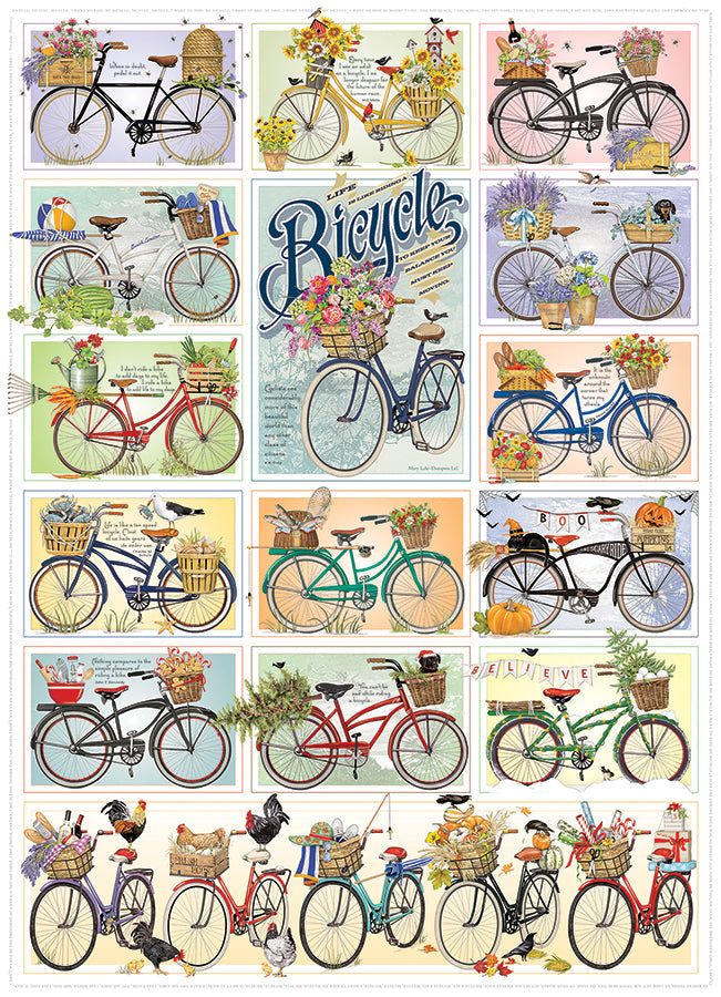 cobble-hill-1000-bicycles-puzzle-1000-teile-fahrr-der image 2