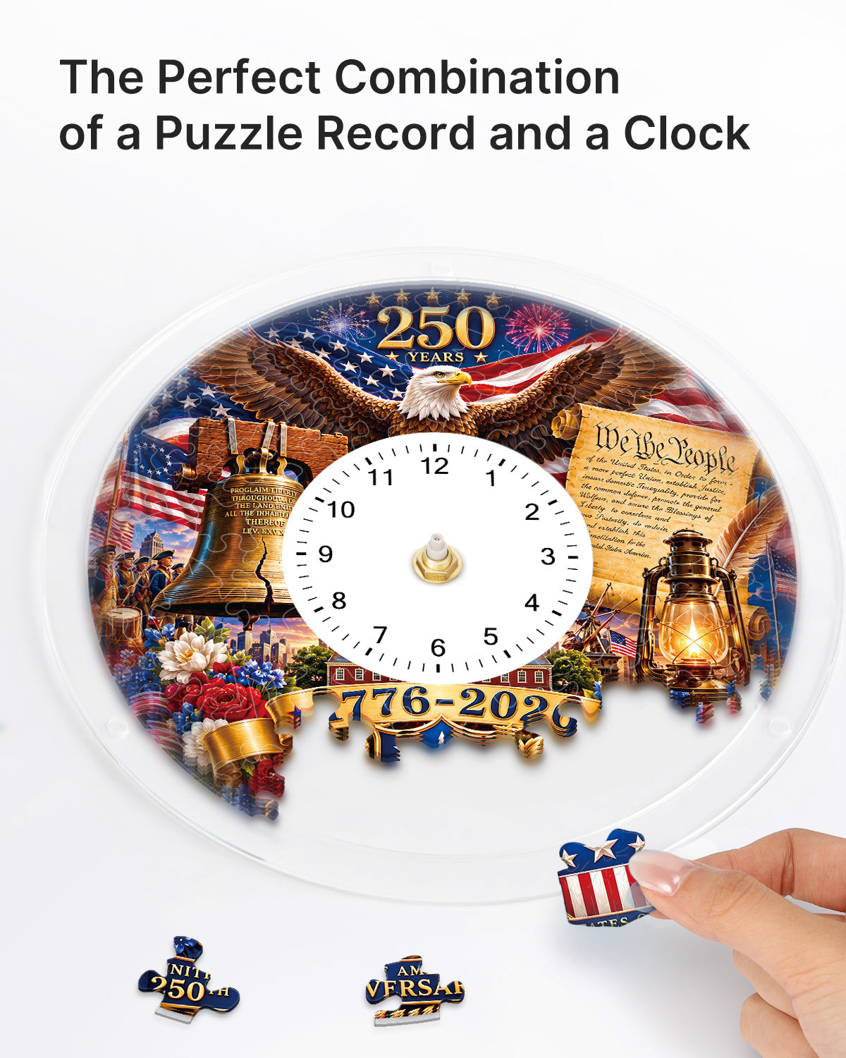 kaayee-america-250th-anniversary-acryl-puzzle-uhr-regular image 2