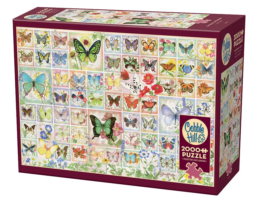 cobble-hill-2000-piece-butterflies-and-blossoms-puzzle-2000-teile image 1