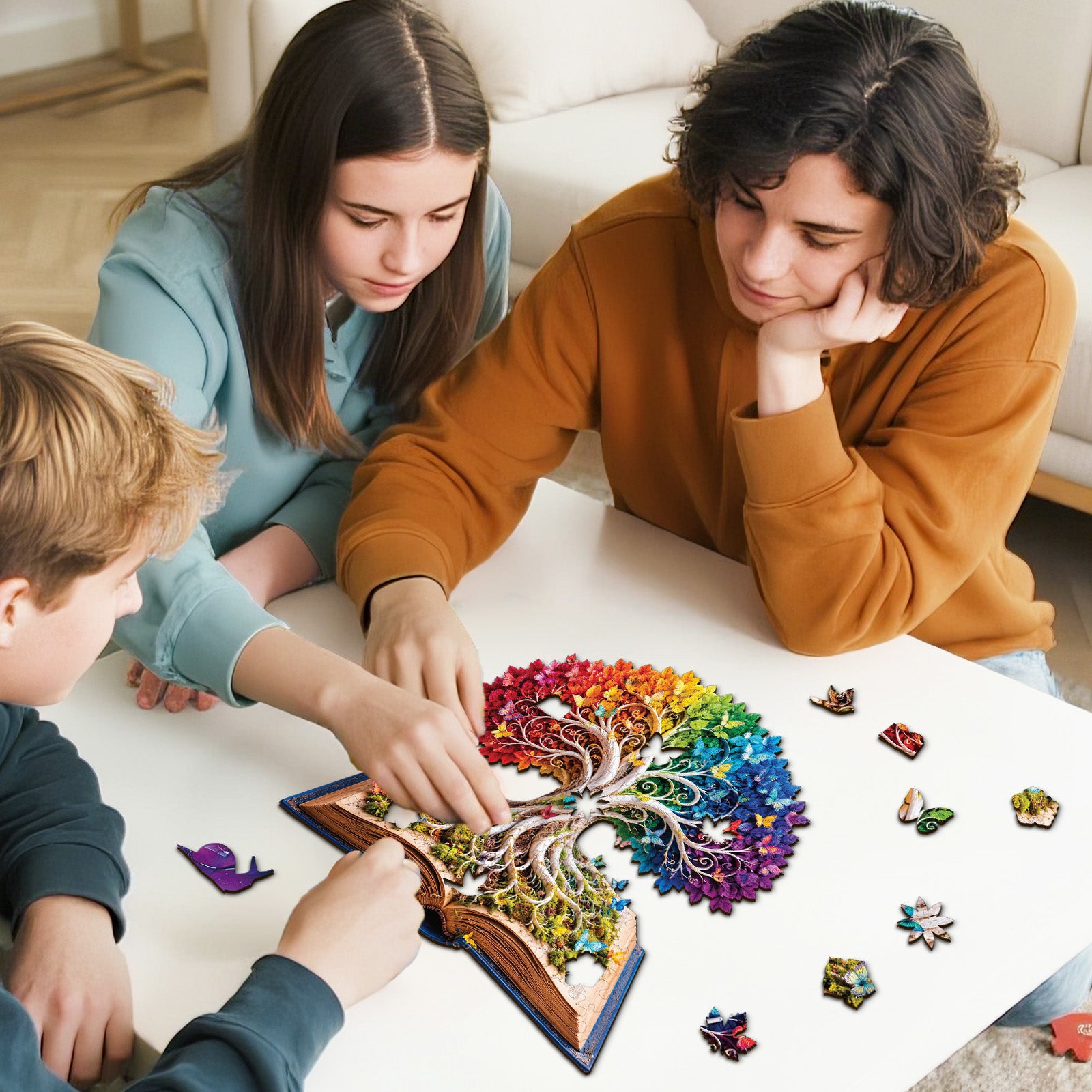 kaayee-rainbow-tree-storybook-holzpuzzle-medium-baum image 7