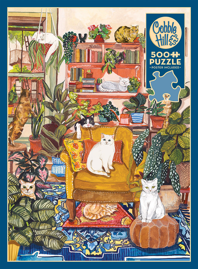 cobble-hill-500-piece-you-can-sit-on-the-floor-puzzle-katzen-500-teile image 3