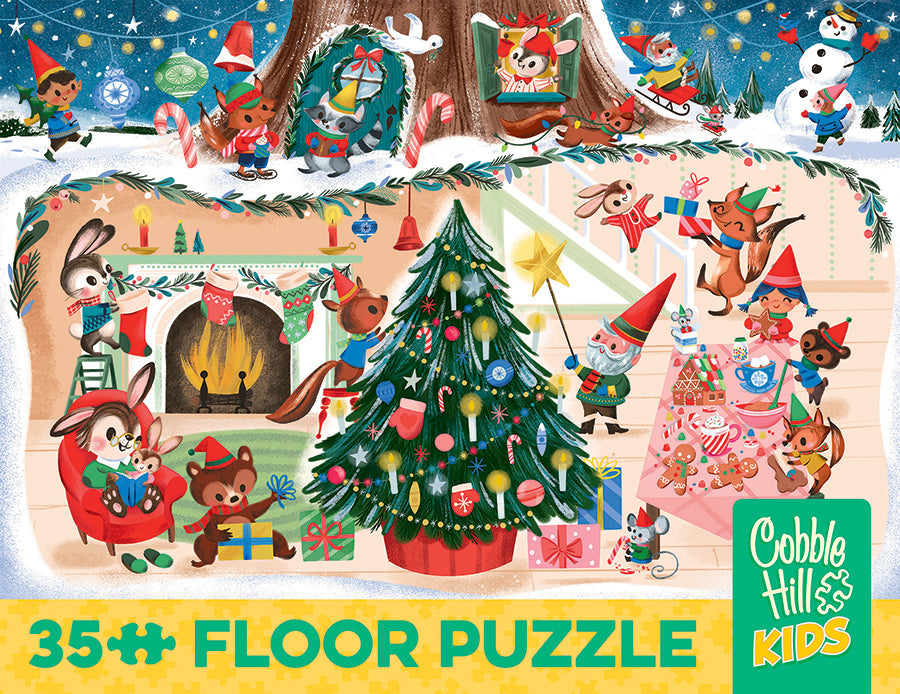 cobble-hill-floor-christmas-cheer-bodenpuzzle-35-teile-weihnachten image 6