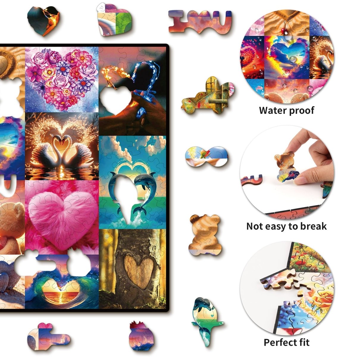 kaayee-love-is-everywhere-holzpuzzle-medium-herz image 2