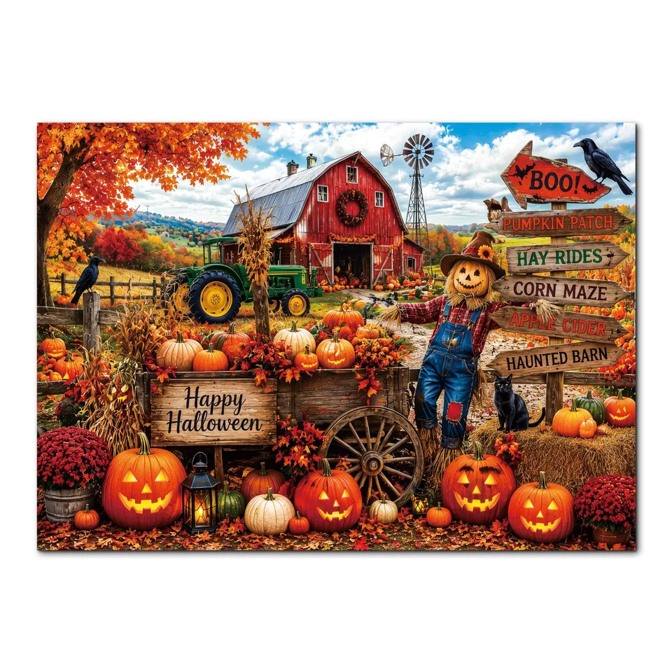 kaayee-harvest-haunt-puzzle-1000-teile-eco-white-board-herbst image 1