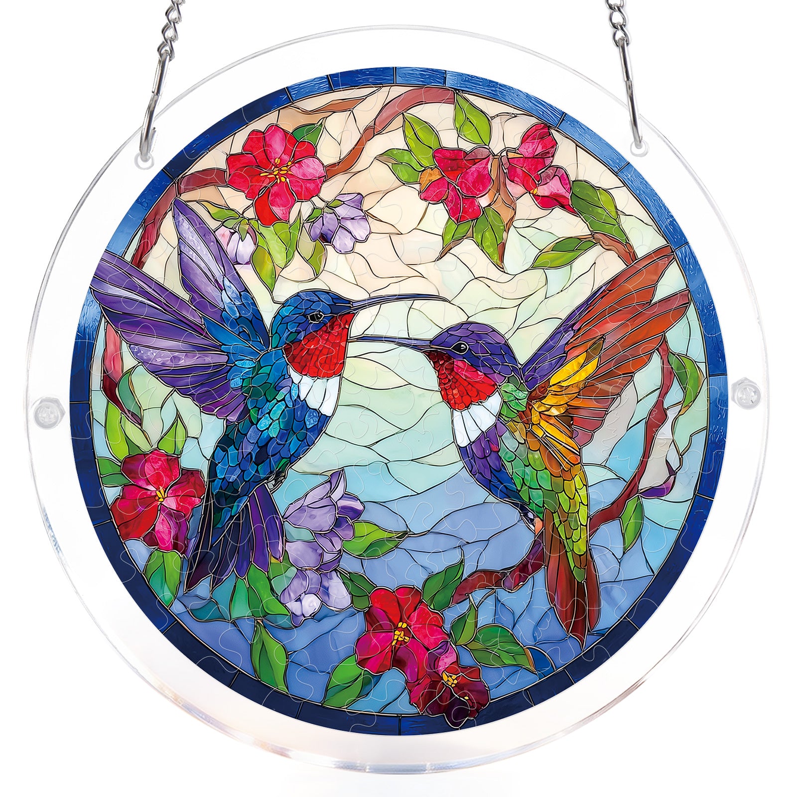 kaayee-suncatcher-puzzle-hummingbird-bloomscape-fensterbild-large image 7