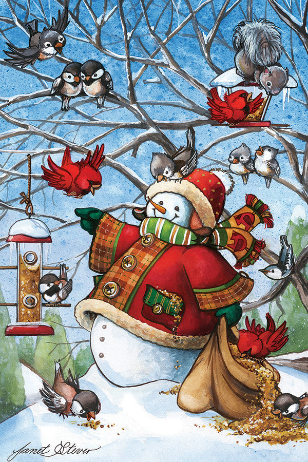 cobble-hill-floor-puzzles-frosty-feeds-his-friends-puzzle-48-teile image 2
