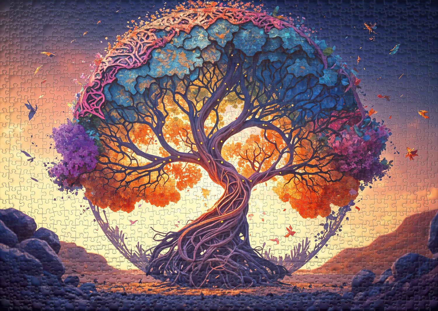 ulmer-puzzleschmiede-baum-des-lebens-puzzle-1000-spirituell image 2
