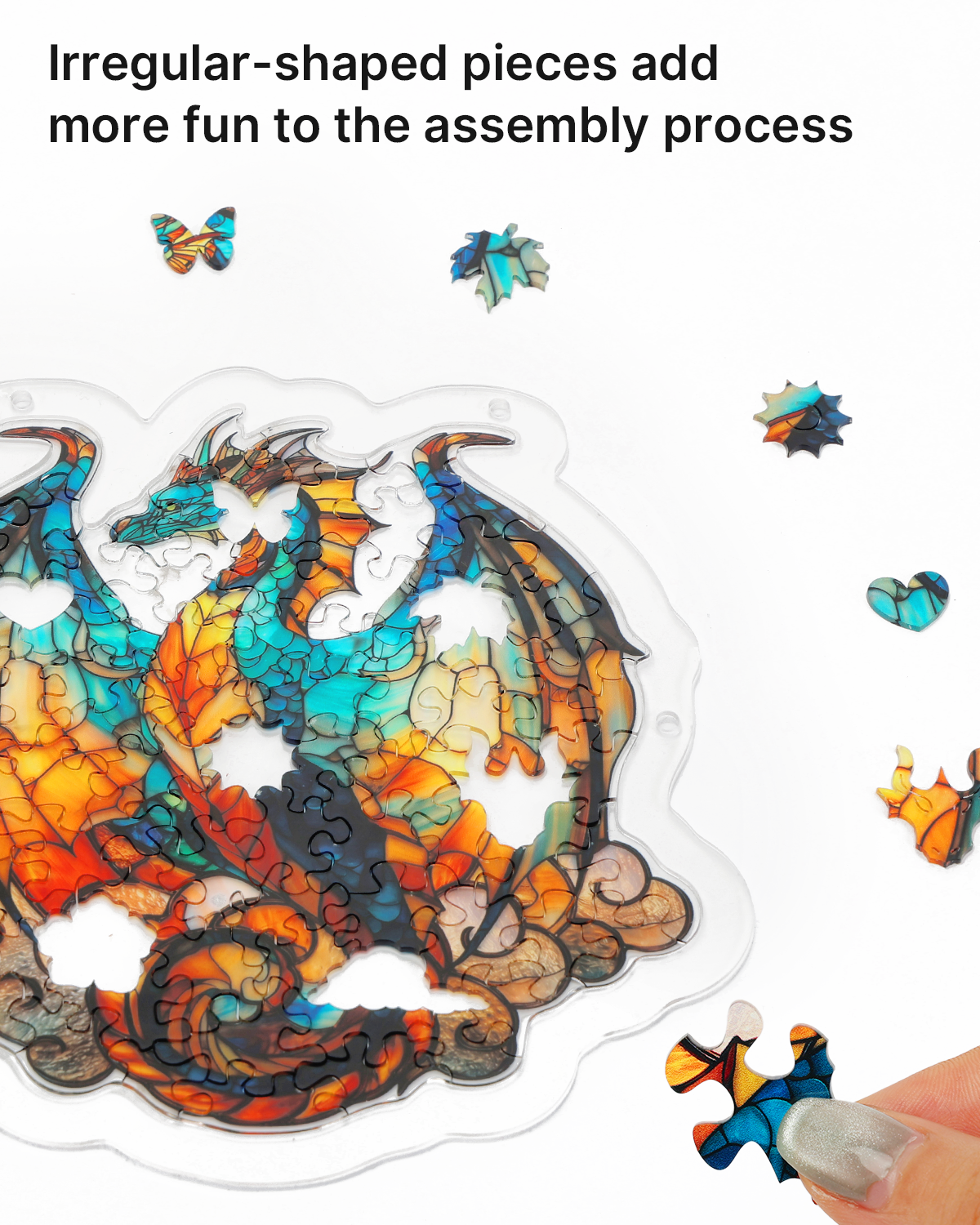 kaayee-suncatcher-puzzle-oceanfire-dragon-fensterbild-medium image 2