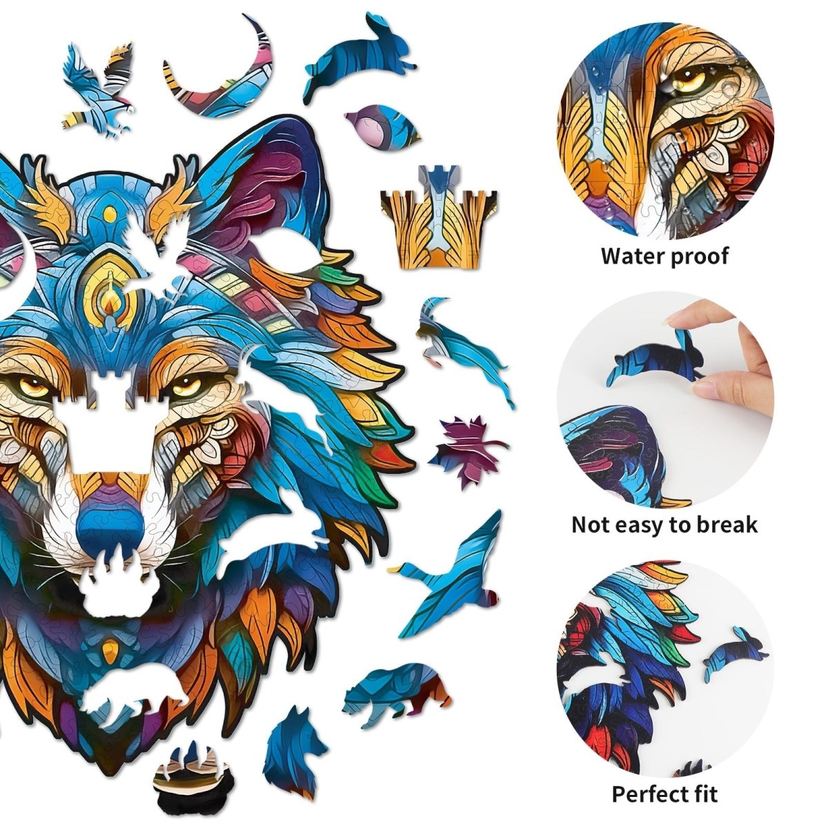 kaayee-wooden-puzzle-holzpuzzle-majestic-wolf-medium image 2